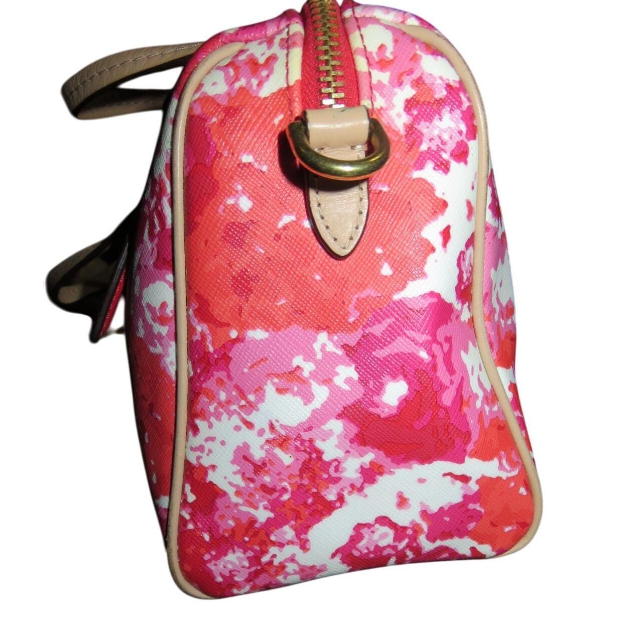 Coach Peyton Bennett Mini Leather Crossbody Satchel  Coach Mini Peyton Bennett Floral Handbag main image 0