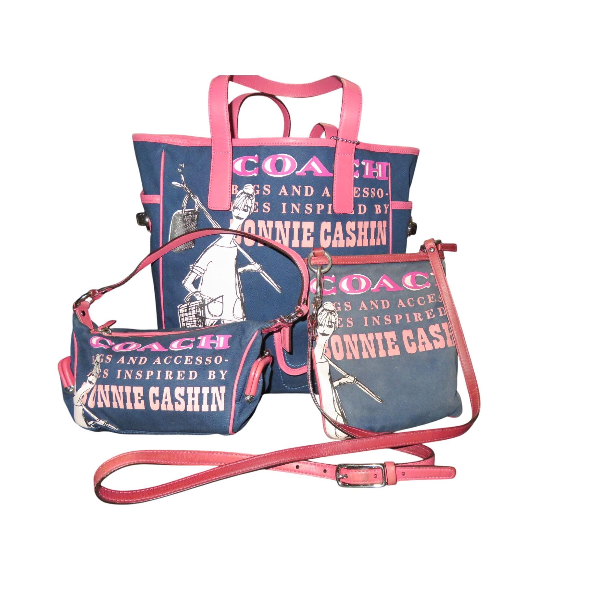 Coach Limited Edition Bonnie Cashin Carry 3 Piece Collectors SET