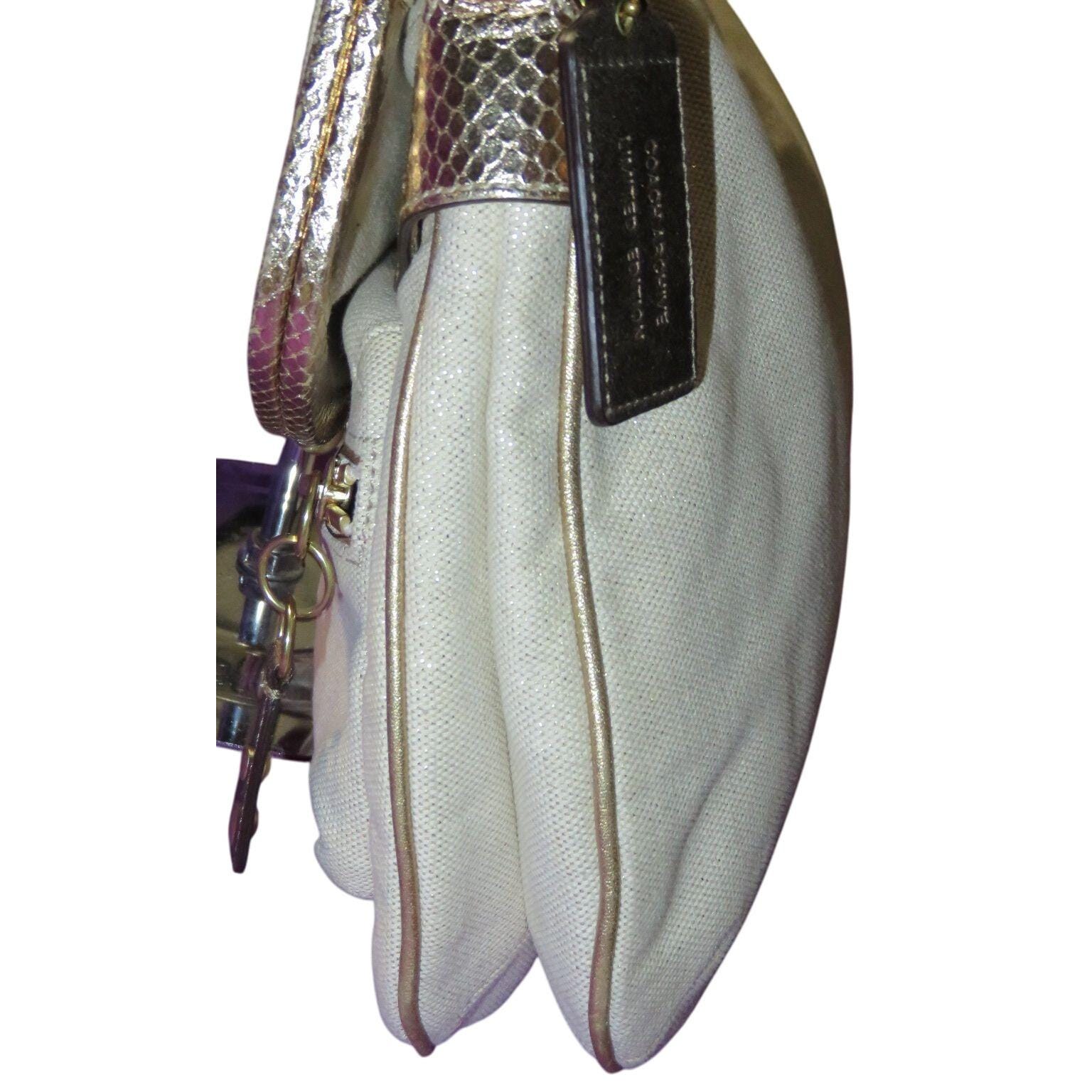 Coach Archive Bleecker Limited Edition Embossed Exotic Python Fold