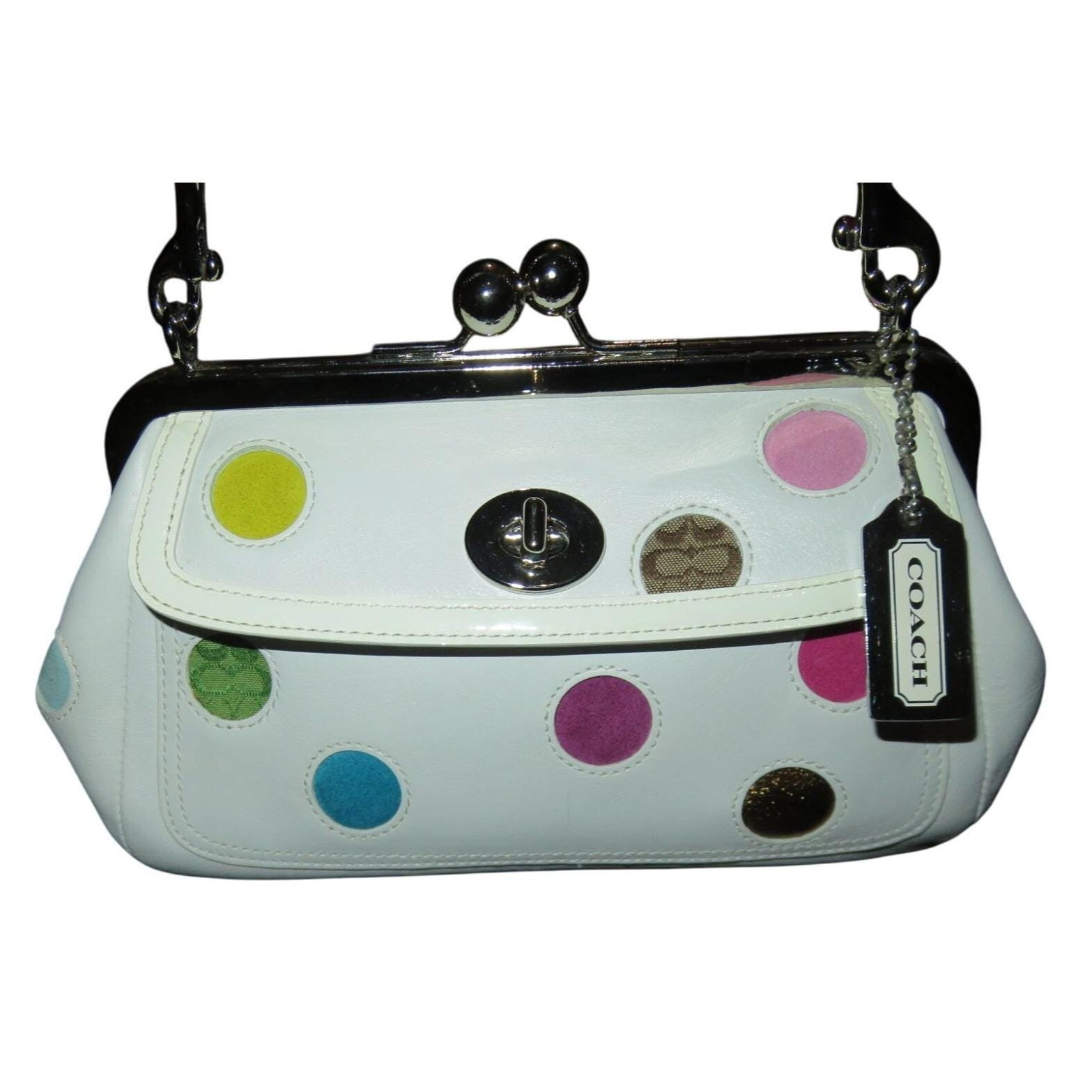 Coach 2005 Special Limited Edition Polka Dot Kisslock Gallery 