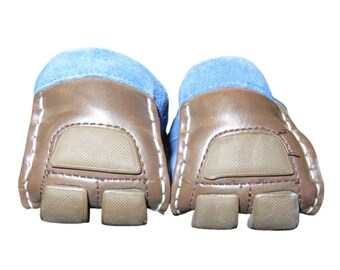 Alfani Merry Blue Suede Leather Loafers Moccasins Driving  display picture 1