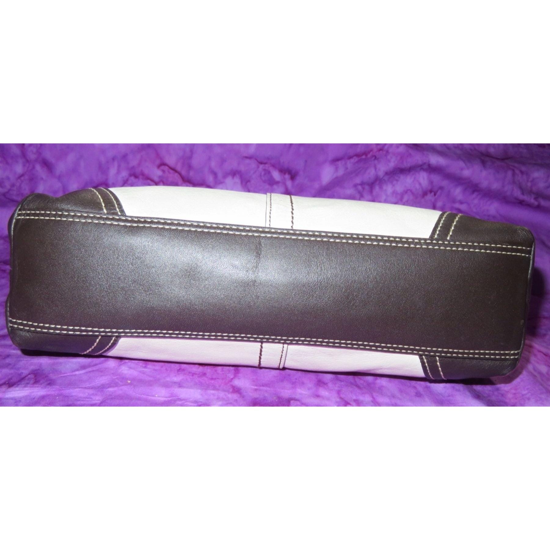 Coach Hamptons Leather Demi Baguette Shoulder Bag F11195 - Etsy