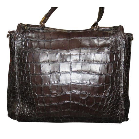 バッグ COACH madison croc embossed 2way bag Coach Madison Croc Embossed Sadie Flap Satchel Crossbody F26335 - Etsy