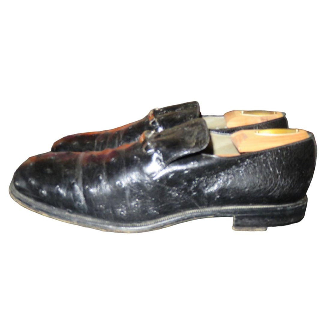 MORESCHI of Italy Genuine Ostrich Italian Leather Oxford  display picture 3
