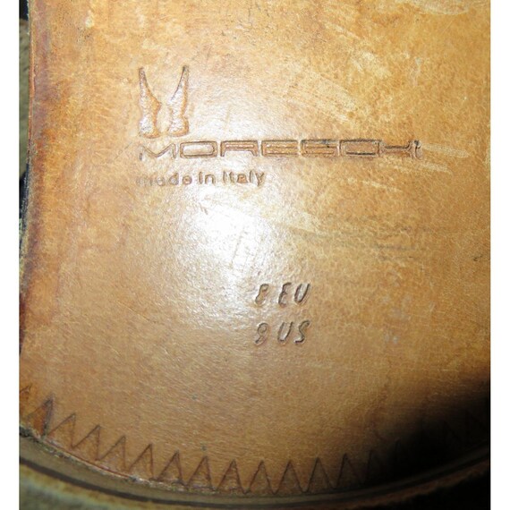 MORESCHI of Italy Genuine Ostrich Italian Leather Oxford 