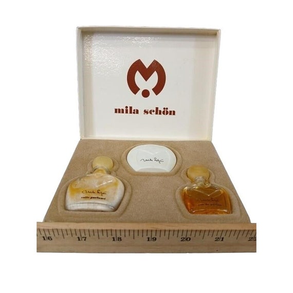 Mila Schön Coffret Parfum Vintage Gift Set 1981 Amber Musk Patchouli Sandalwood Mila Schön (Original) Mila Schön perfume - a fragrance for  main image 2