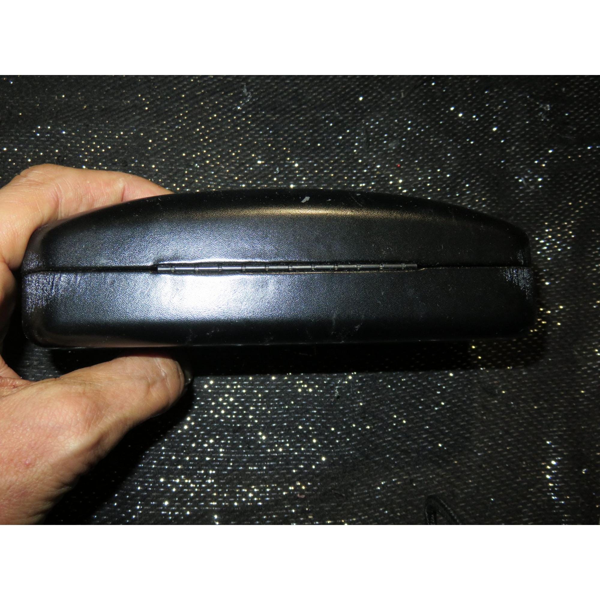 RARE Excellent Condition Coach Leather Black Hard Eyeglass Case COACH Black Hard Case Sunglasses Glasses Case Felt Lined - Etsy main image 2