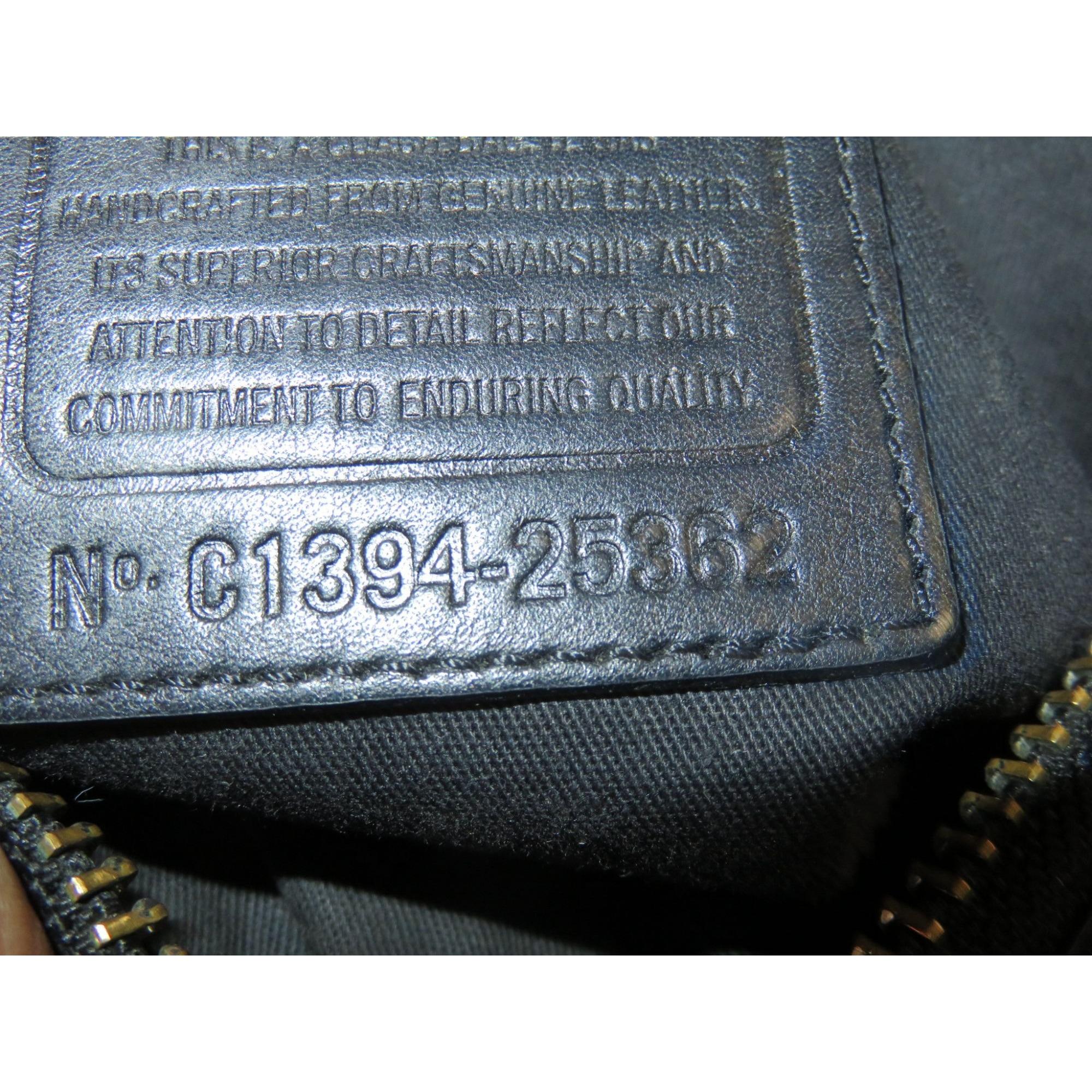 Coach Legacy Flight Black Leather Tassel Crossbody Shoulder Bag