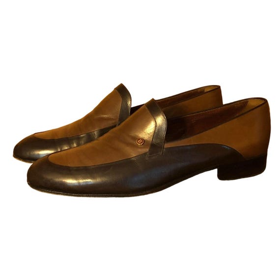Bally Vintage Italian Leather 2-tone Slip on Dress Shoes  display picture 3