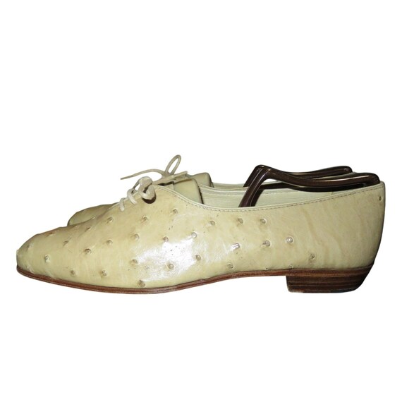 Moreschi of Italy Genuine Ostrich Italian Leather Oxford Loafers Dress Shoes sz MORESCHI of Italy Genuine Ostrich Italian Leather Oxford  main image 4