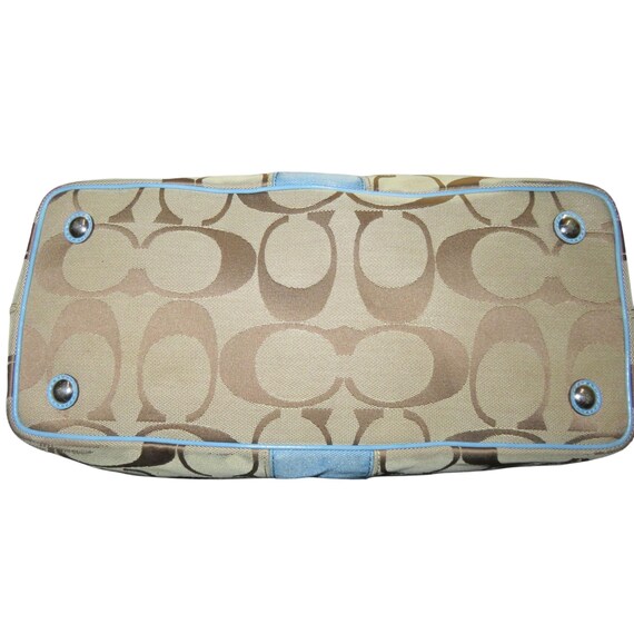Coach Cursive Creed Limited Edition Khaki & Blue Jacq… - Gem
