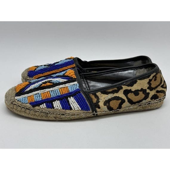 Sam Edelman Lida Calf Hair Leather Bead Embellished Leopard  display picture 1