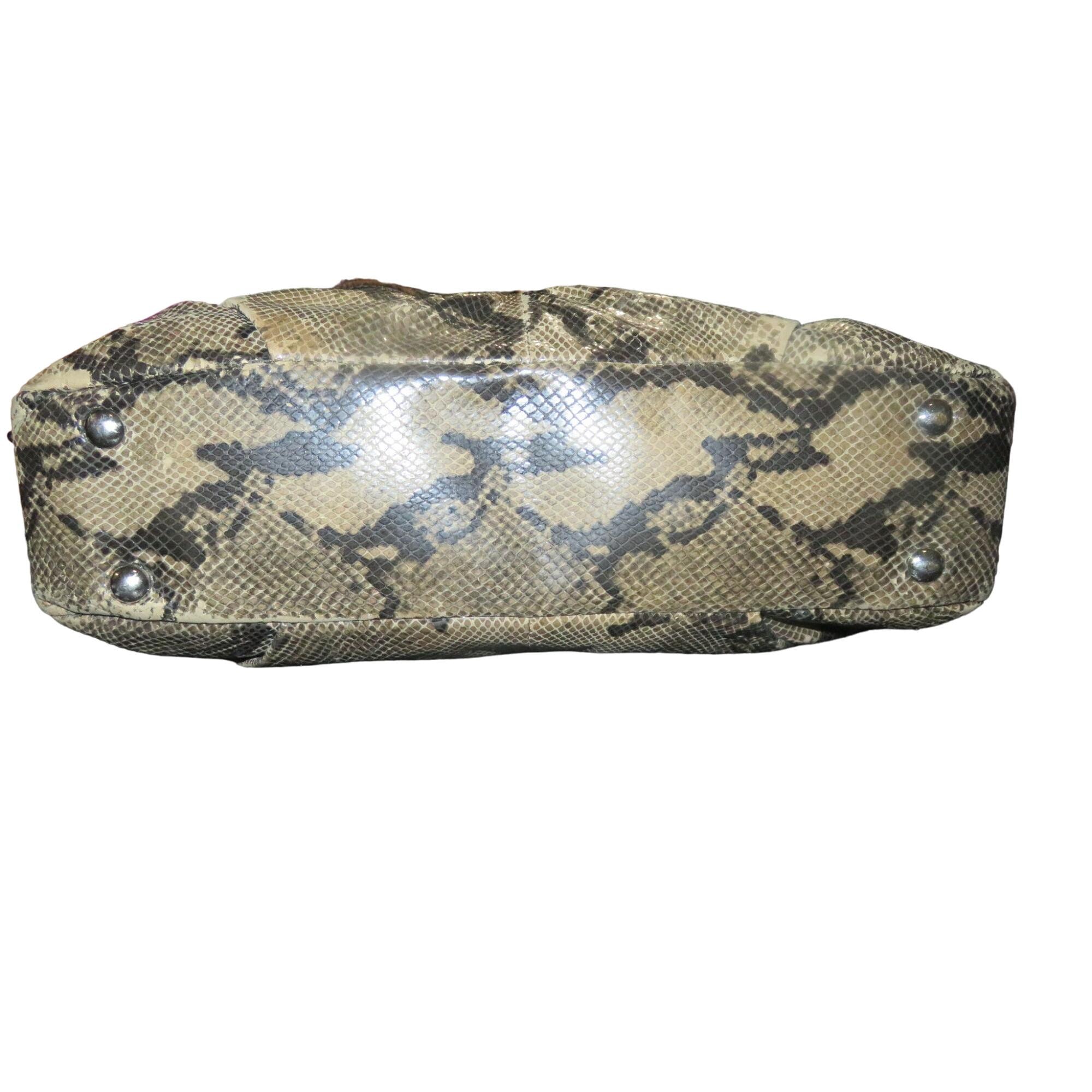 Coach Soho Embossed Python Leather Satchel, Buckle Strap - Etsy