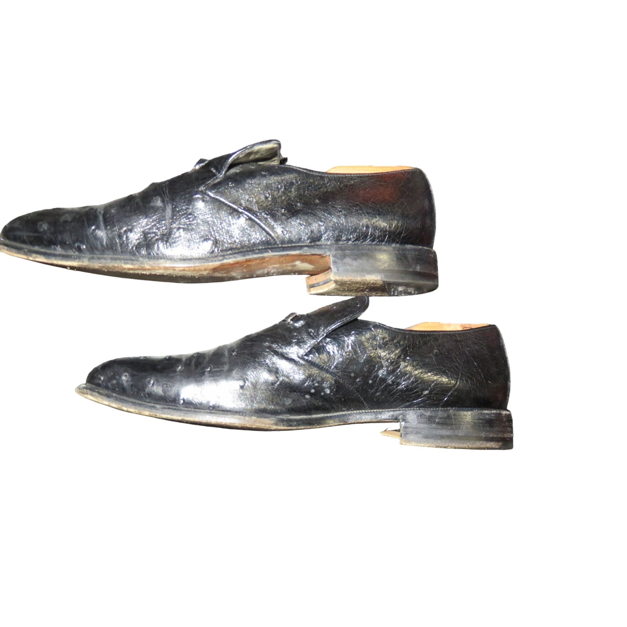 MORESCHI of Italy Genuine Ostrich Italian Leather Oxford  display picture 3