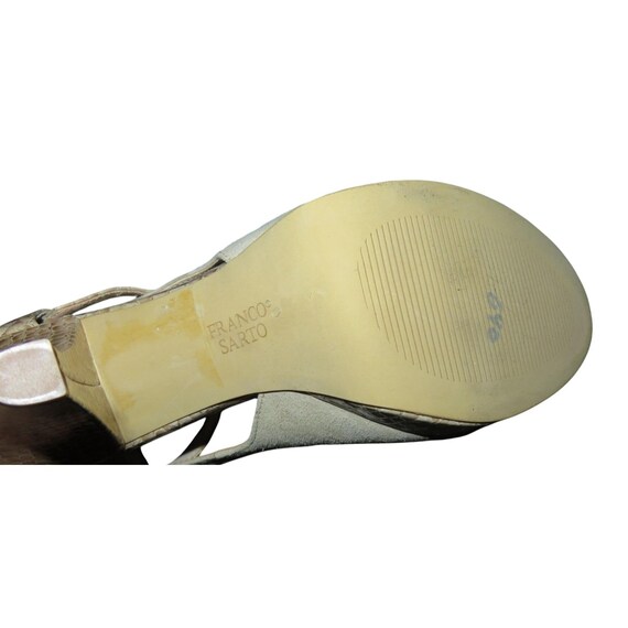 Franco Sarto Italian Mixed Suede & Python Embosse… - image 10