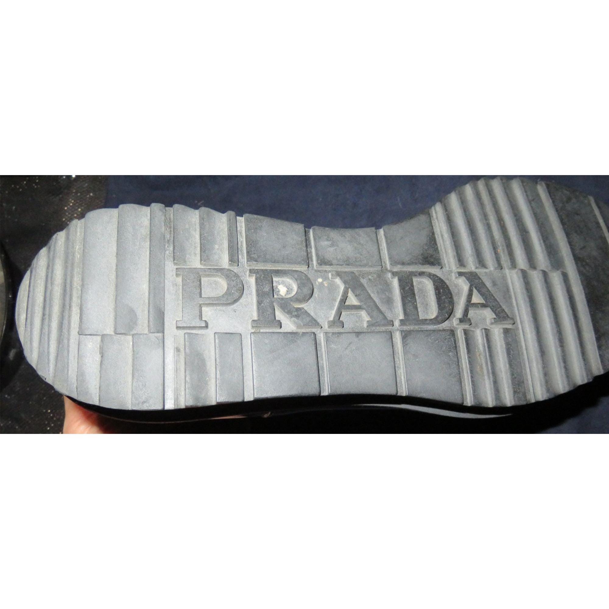 Prada B4L F0002 Black Brushed Spazzolato Italian Leather Chelsea Boot 9  2TE136 PRADA CHELSEA WINTER ANKLE HALF BOOTS SHOES BLACK LEATHER | eBay main image 4
