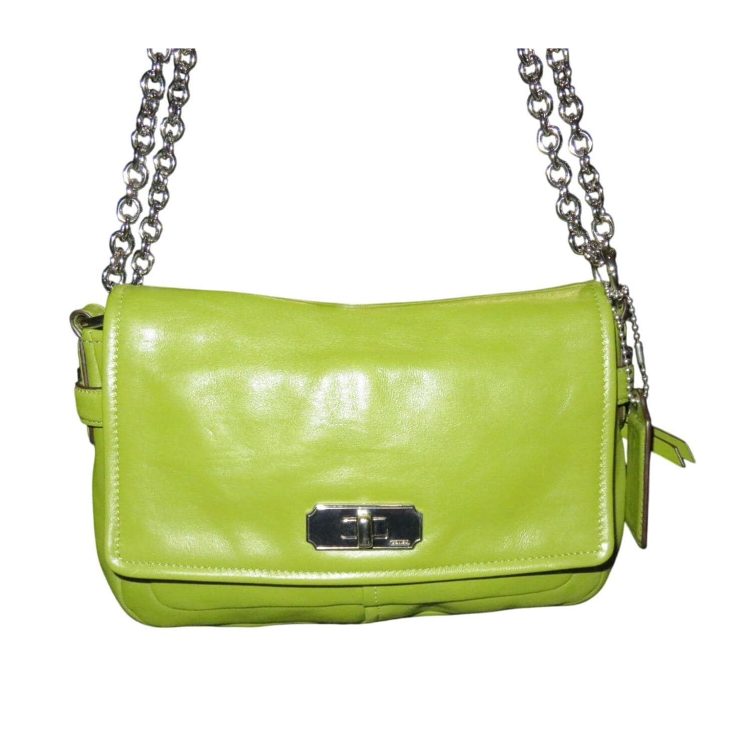 バッグ Coach Nubuck Turn Lock Bag Green $_57.JPG?set_id=880000500F