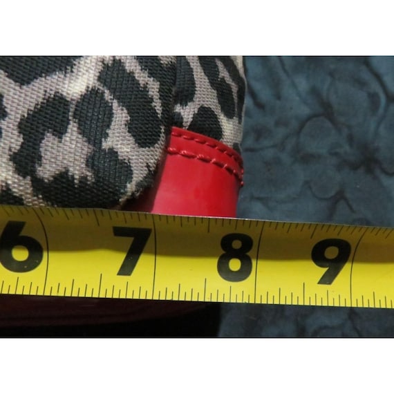 Coach Park Ocelot Animal Print Red Patent Leather Crossbody  display picture 1