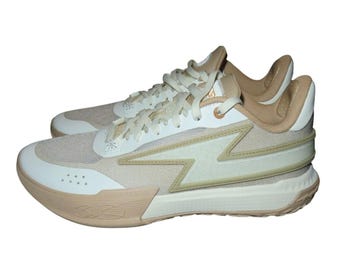 Li-Ning Wade Retro Flash Beige Flash Cracks Lightning Trainers ABPU027 sz 40 or US 9