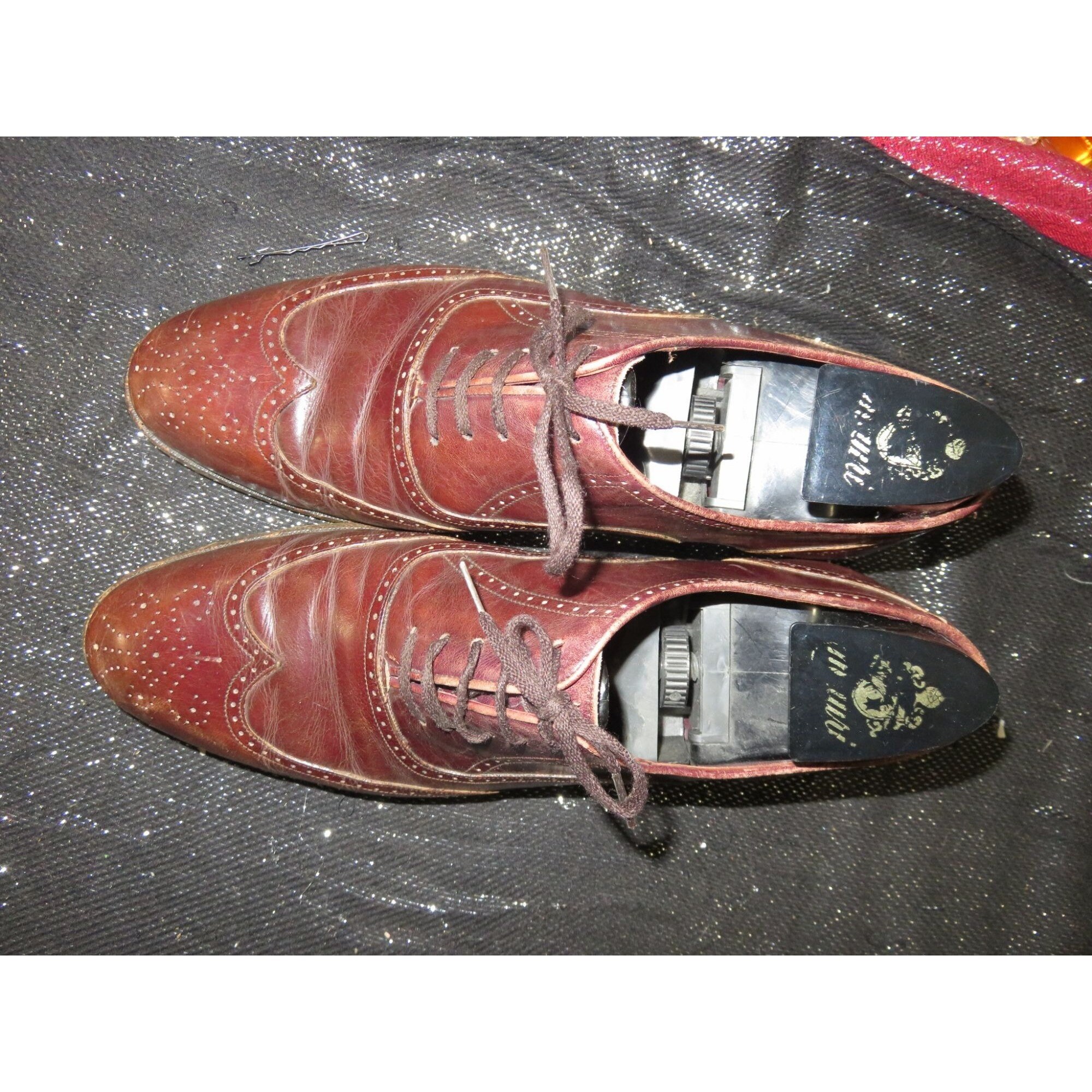 Christian Dior Monsieur Brown Italian Leather Brogue Oxfords Christian Dior Monsieur Brown Italian Leather Brogue Oxfords