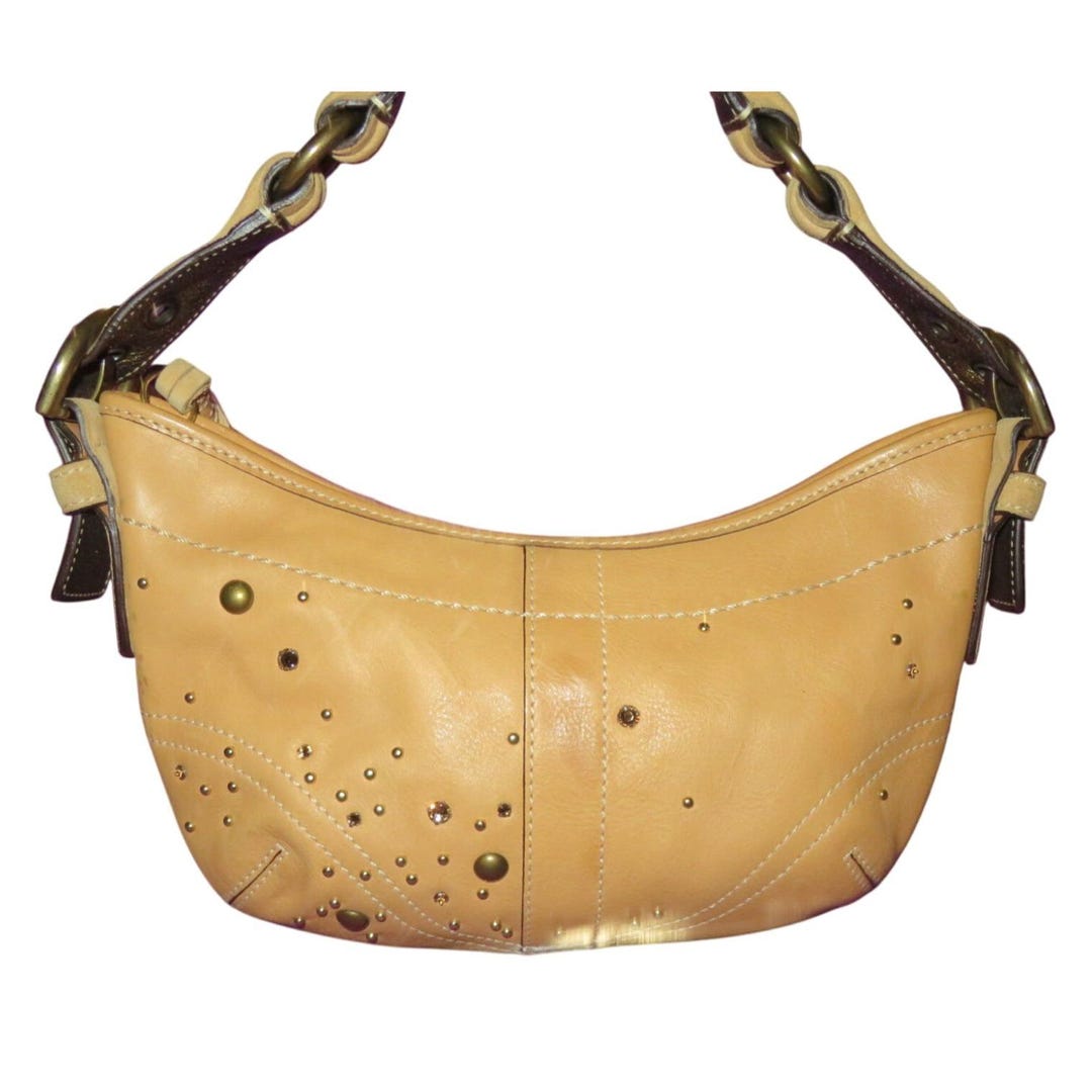 Coach 2005 Soho Studs & Swarovski Crystal Distressed Vachetta