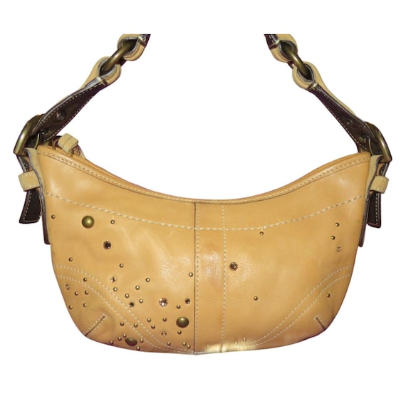 coach signature Soho studs handbag suede Coach Soho Studs Braided 