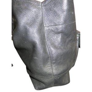COACH Hampton 15694 zwarte leren handtas met klep en klep met klep en sluiting afbeelding 9
