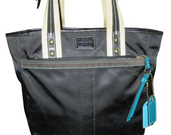 Coach Hampton Hobo Bag Black Glove Leather Horsebit Hardware - Etsy