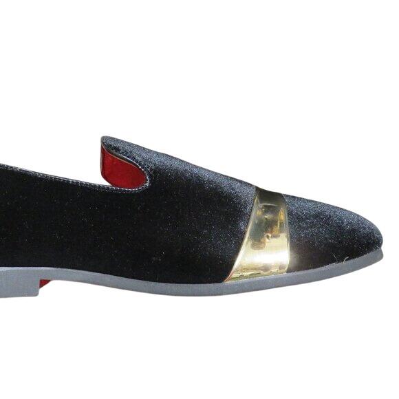 Santimon Velvet Tuxedo Lion Head Loafers Driving Shoes Smoking Slippers size 12 Amazon.com | Santimon Men main image 3