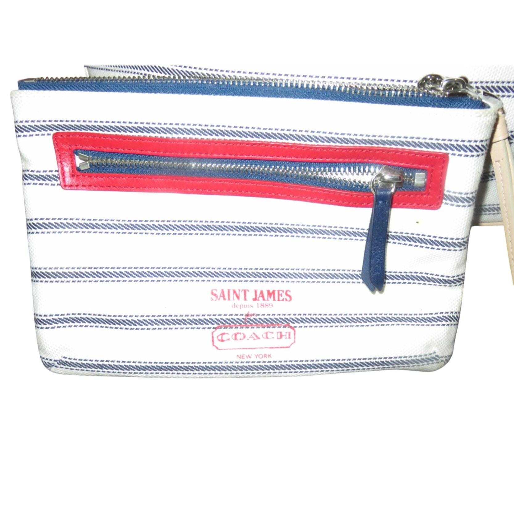 Coach Saint James Limited Legacy Striped Canvas Weekender Tote