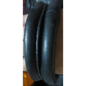 COACH Hampton 15694 zwarte leren handtas met klep en klep met klep en sluiting afbeelding 11