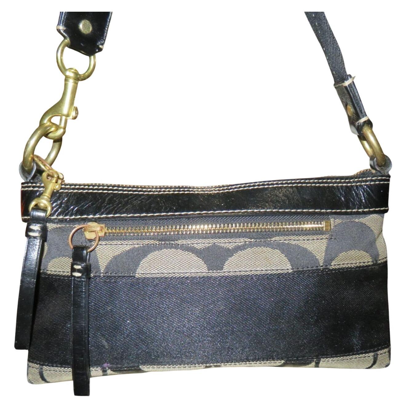 Coach Cursive Creed Limited Edition Signature C Canvas & Leather 