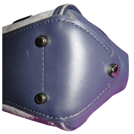 Coach Color block Exotic Python Glove tanned Leat… - image 8