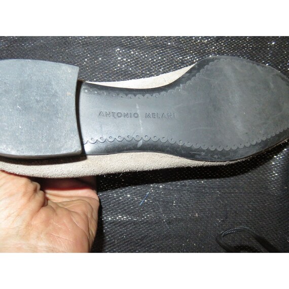 Antonio Melani Italian Suede Leather Slip On Loaf… - image 8
