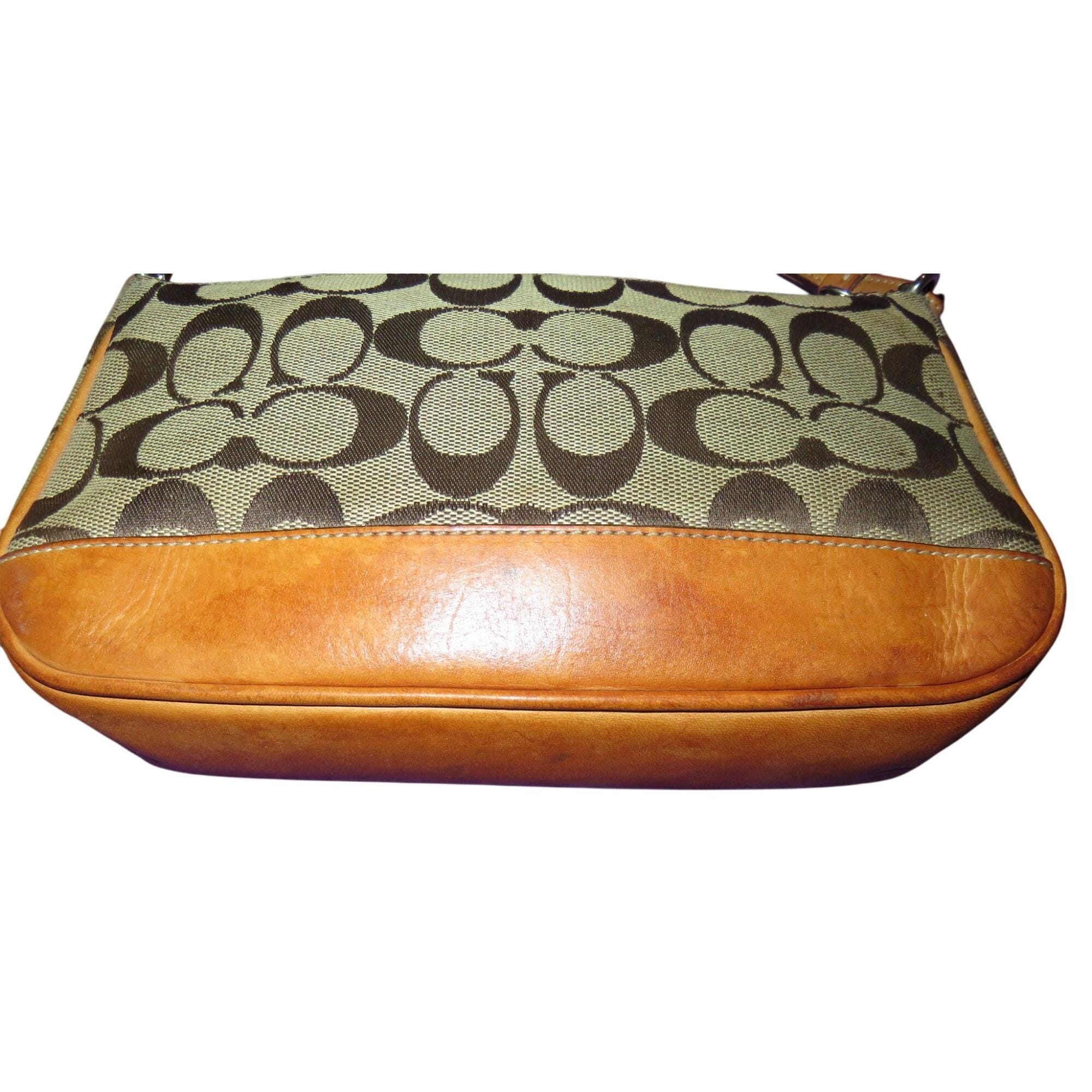 Coach 2004 Hampton Demi Baguette Bag in Signature C Canvas