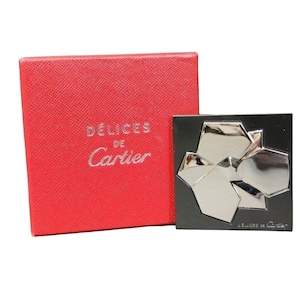 Cartier Délices de Cartier Rare Collectible Vintage Pocket Mirror Laser Engraved in velvet lined box