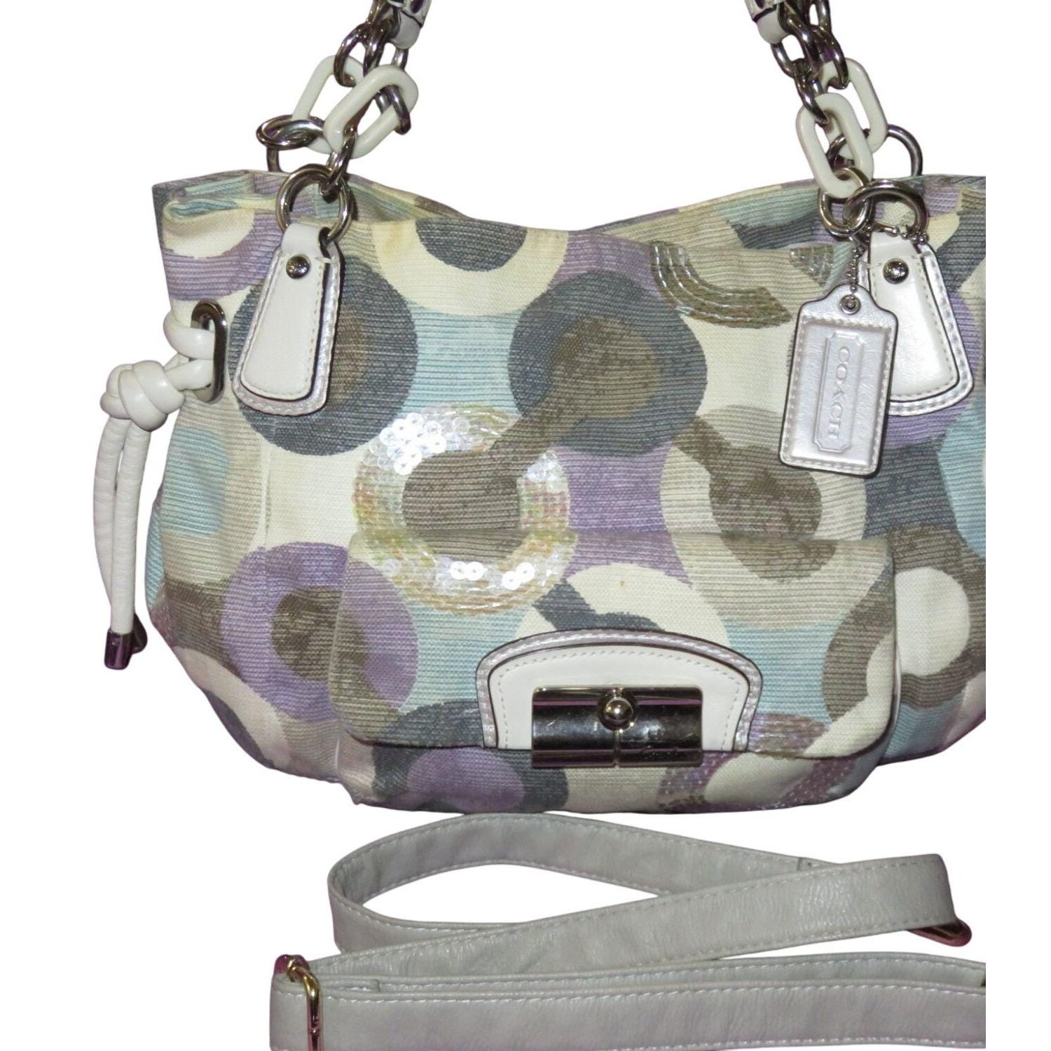 レディース COACH Y2K Kristin Op Art Colorful Bag