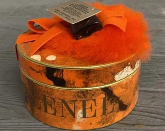 LENEL CARESSANT Bath Powder Sealed Original Box 5 oz + 1/4 oz Dram PERFUME 1970s