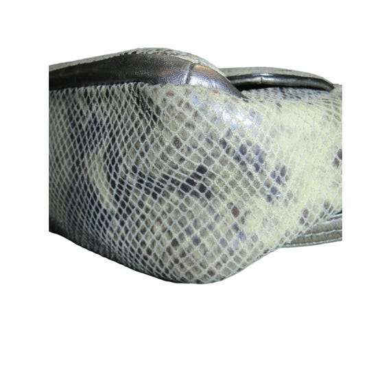 Coach Campbell Me Iridescent Python Embossed Exot… - image 9