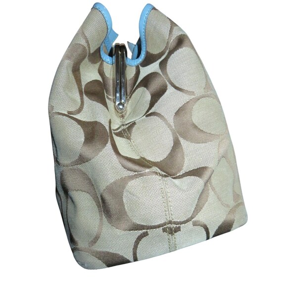 Coach Cursive Creed Limited Edition Khaki & Blue Jacq… - Gem