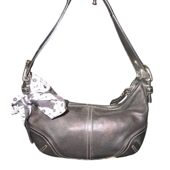 Coach Vintage 90s Soho Demi Hobo Shoulder Bag With Signature