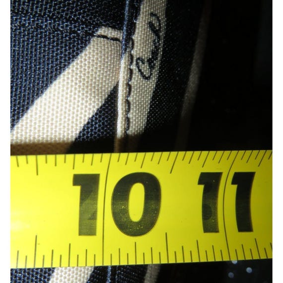 COACH Y2K Signature Zebra Stripe Animal Print Can… - image 10