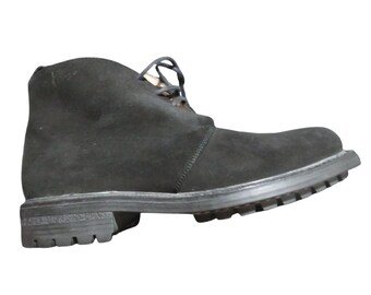 KENZO Homme Black Suede Leather Dress Boots, Size US 10 - Etsy display picture 3