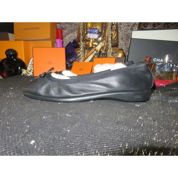 Aerosoles Black Leather Ballet Flats Comfort Footbed Antifatigue Bow Size 8.5 Etsy Australia