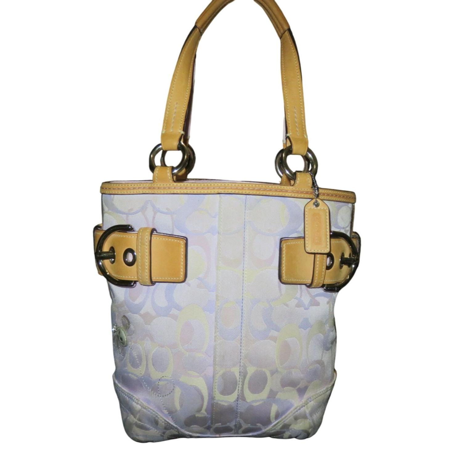 Coach 2005 Soho Lady Bumble Bee Signature Optic Purple Canvas