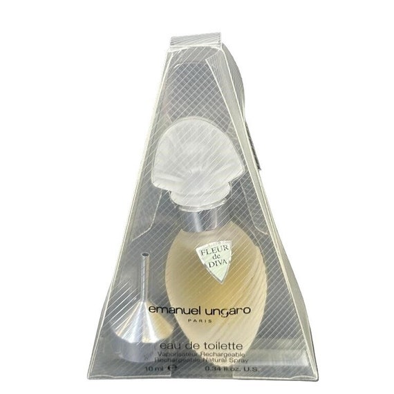 Fleur De Diva 1997 by Emanuel Ungaro 10 Ml Set With Funnel 