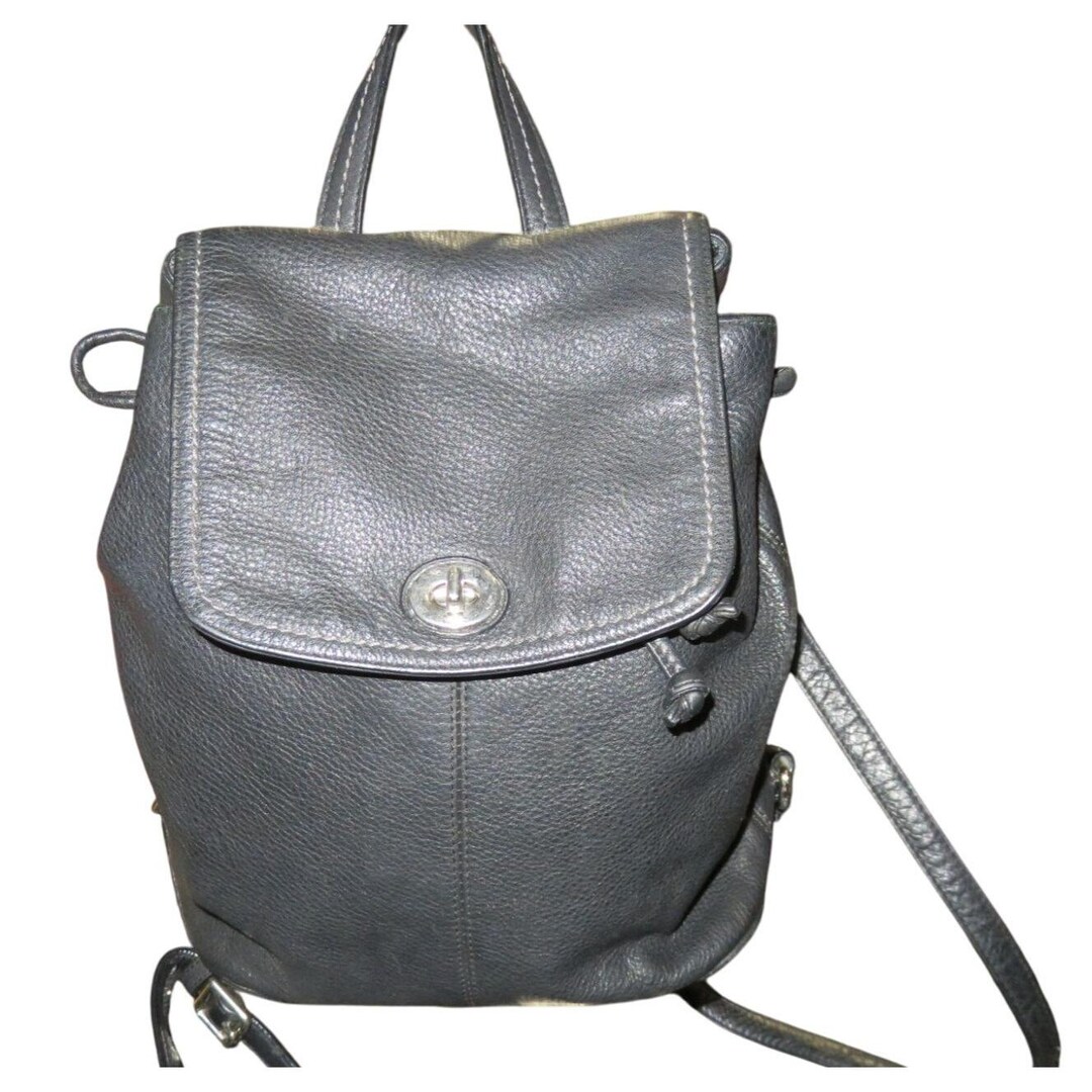 黒 vintage coach old backpack turn lock 黒 vintage coach old backpack turn lock Vintage Coach