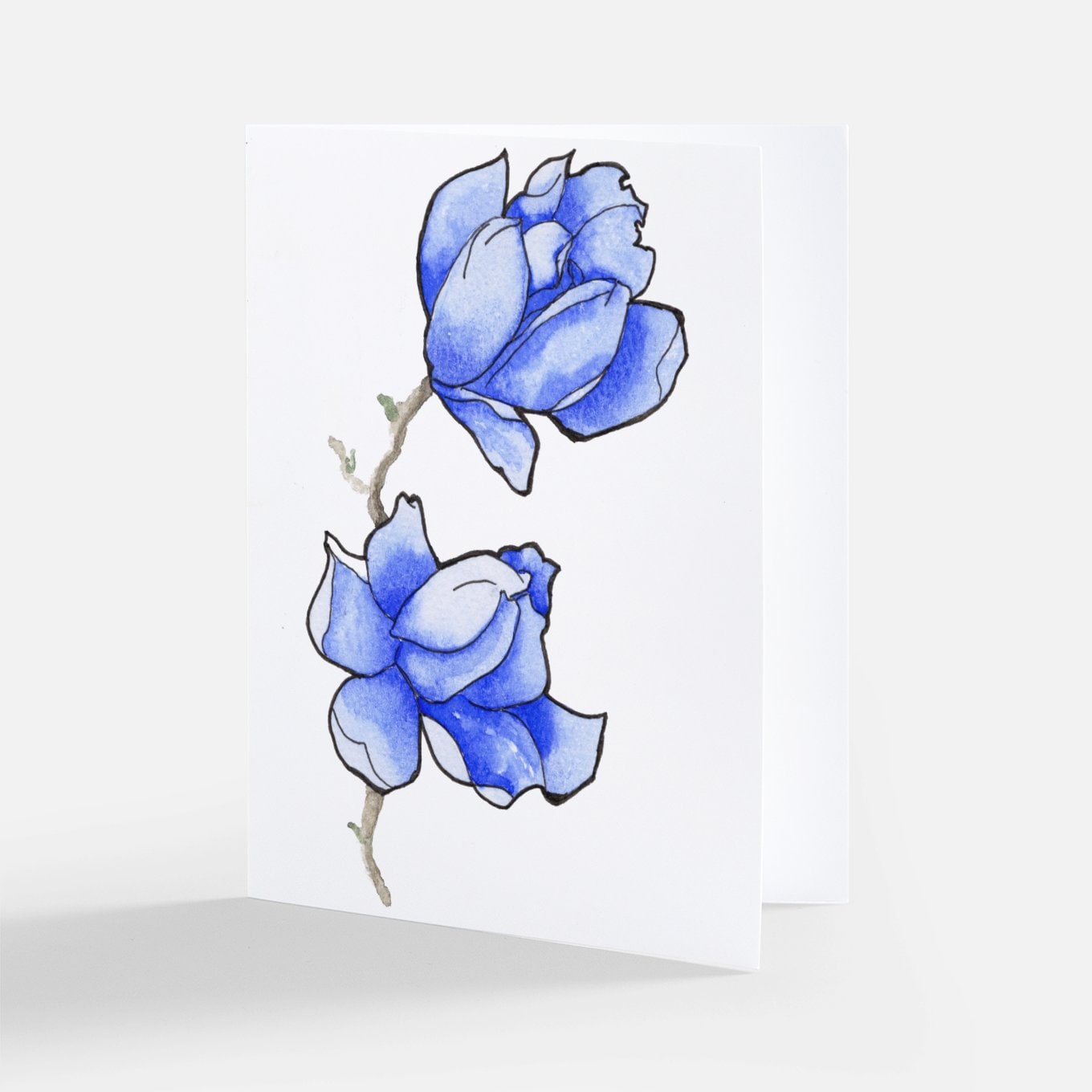 Magnolias in Color Note Card Set - Etsy