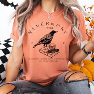 Edgar Allen Poe litteraturskjorta Edgar Allan Poe mörk akademisk skjorta Tis den förbannade säsongen dess höst yall cottagecore blus granola tjej