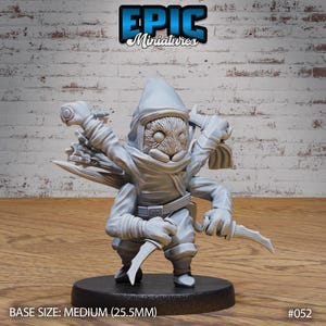 Dark Elf Spider Folk Assassin Attacking 3d Print